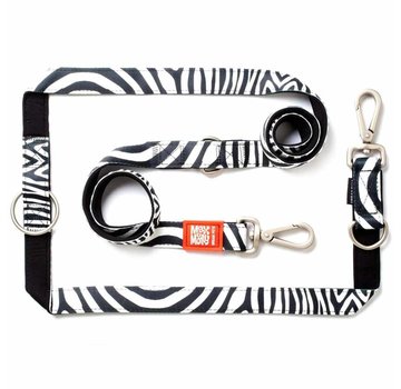 Max & Molly Dog Leash Multi Function Zebra
