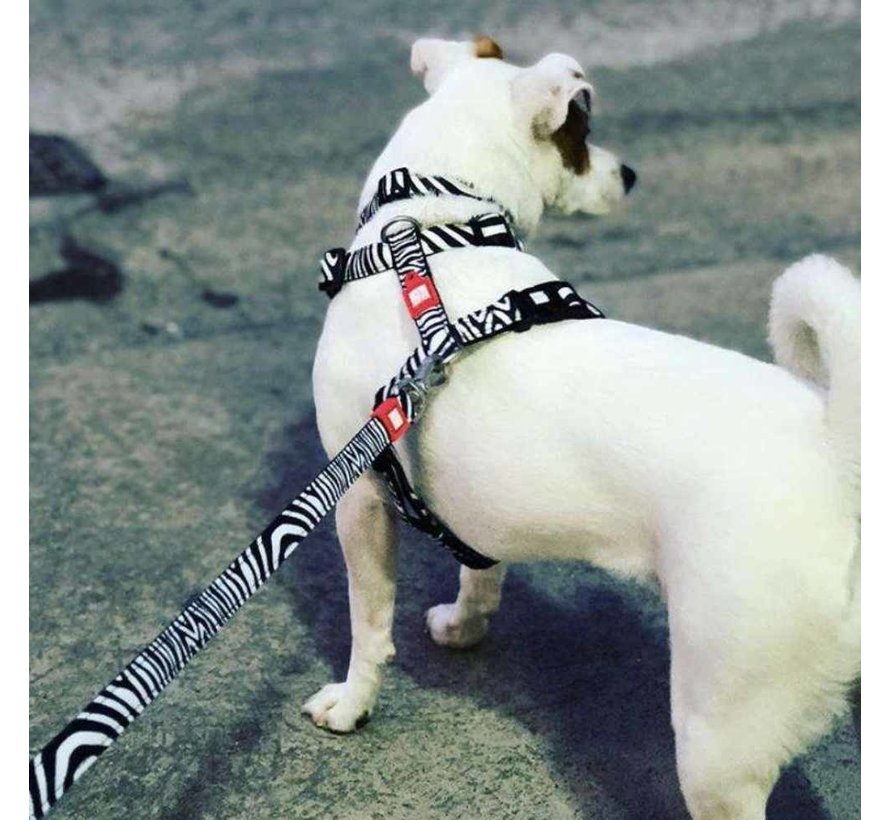 Dog Leash Multi Function Zebra