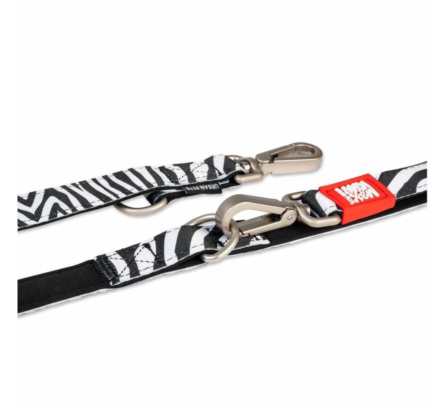 Dog Leash Multi Function Zebra