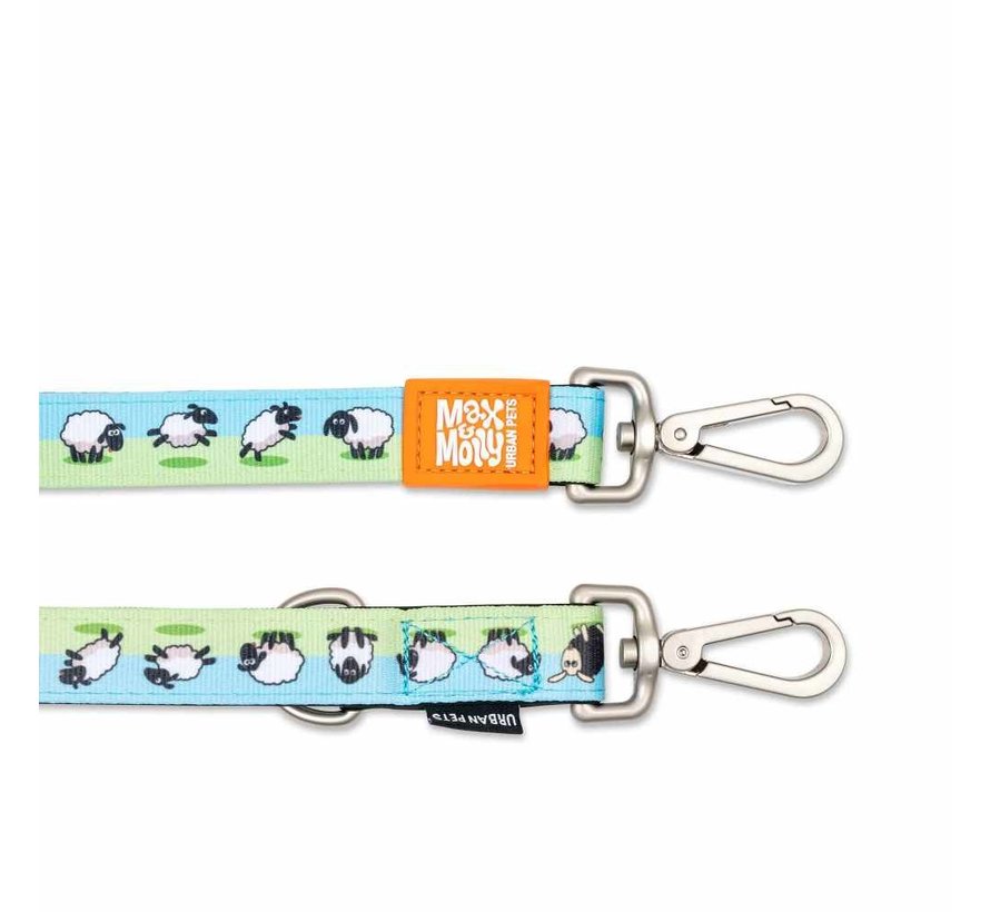 Dog Leash Multi Function Black Sheep