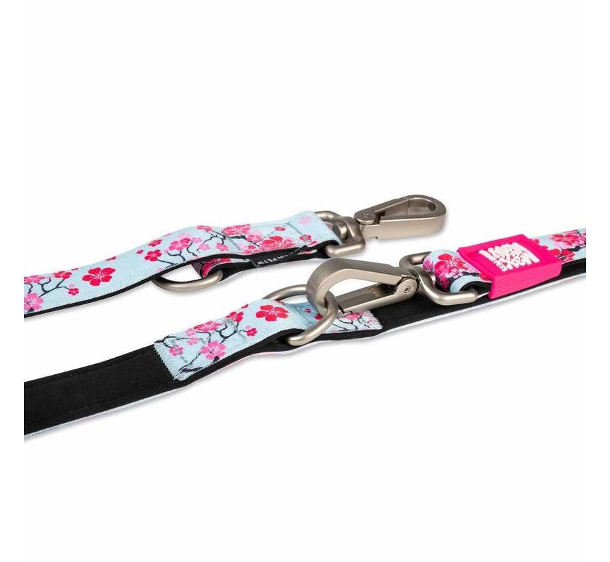 Hondenriem Multi Function  Cherry Bloom