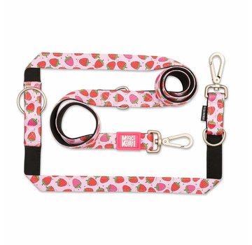 Max & Molly Dog Leash Multi Function Strawberry Dream