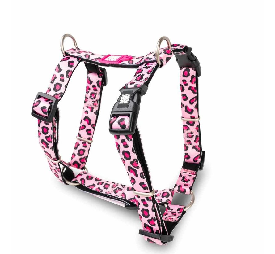 Hondentuig Leopard Pink