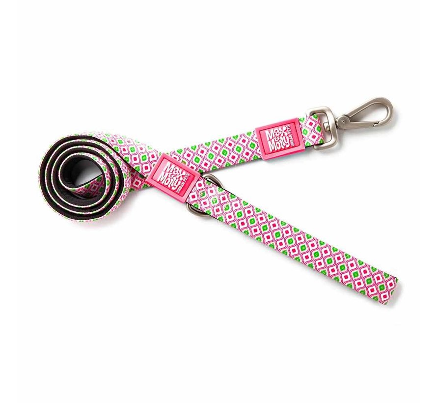 Dog Leash Short Leash Retro Pink