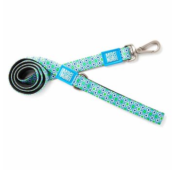 Max & Molly Hondenriem Short Leash Retro Blue