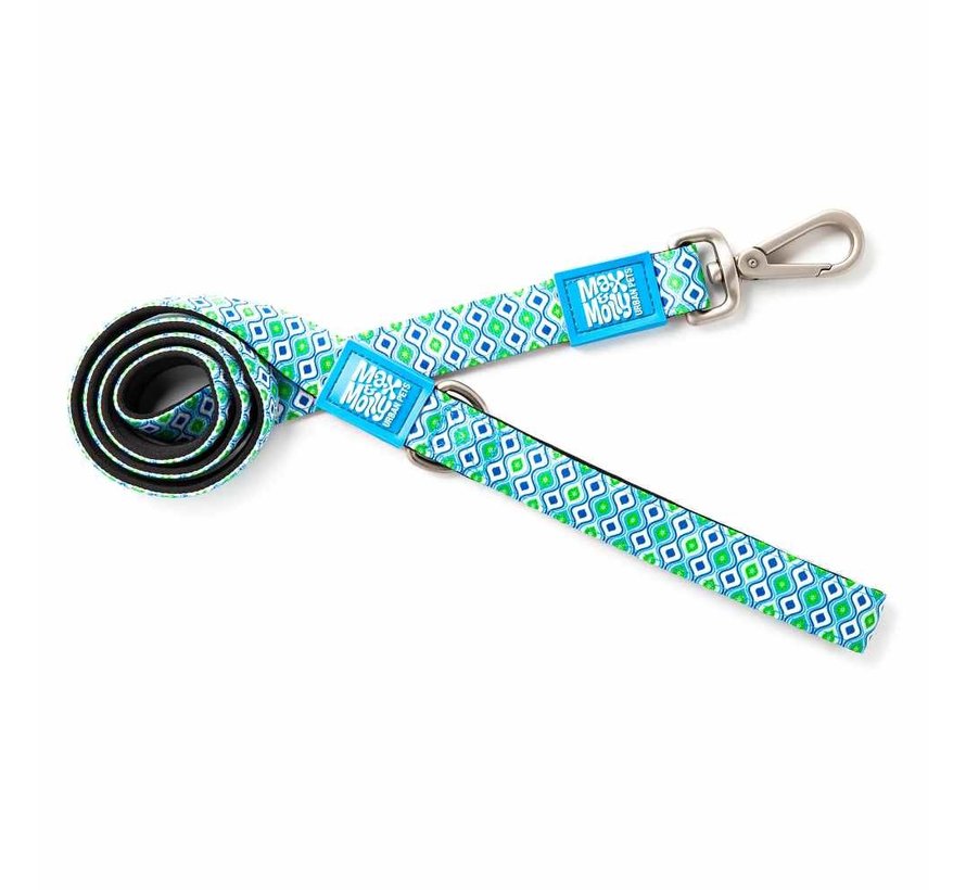 Hondenriem Short Leash Retro Blue