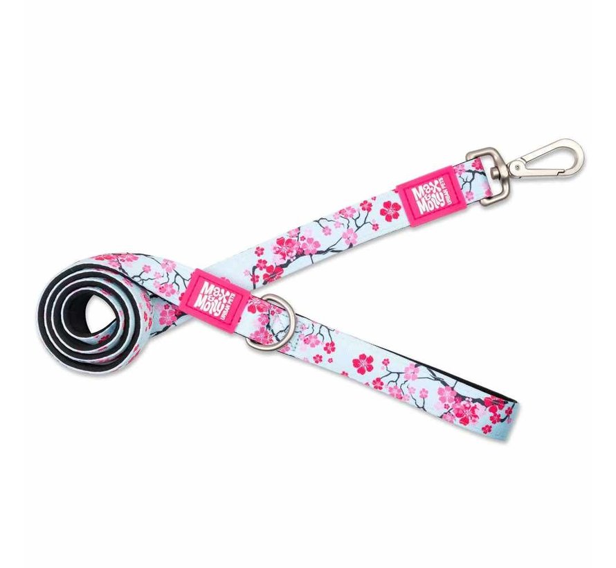 Hondenriem Short Leash Cherry Bloom