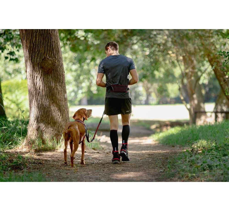 Dog Leash Handsfree Airtech Sport Red