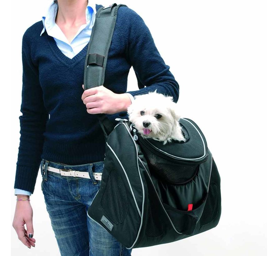 Dog Carrier Contour Black Label Black