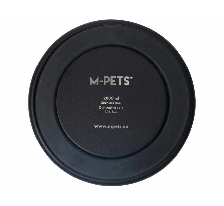 Cool Bowl M Black for Dogs