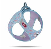 Curli Dog Harness Clasp Vest Harness Aqua Fish