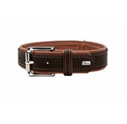 Hunter Hondenhalsband Canadian Up Zwart / Cognac