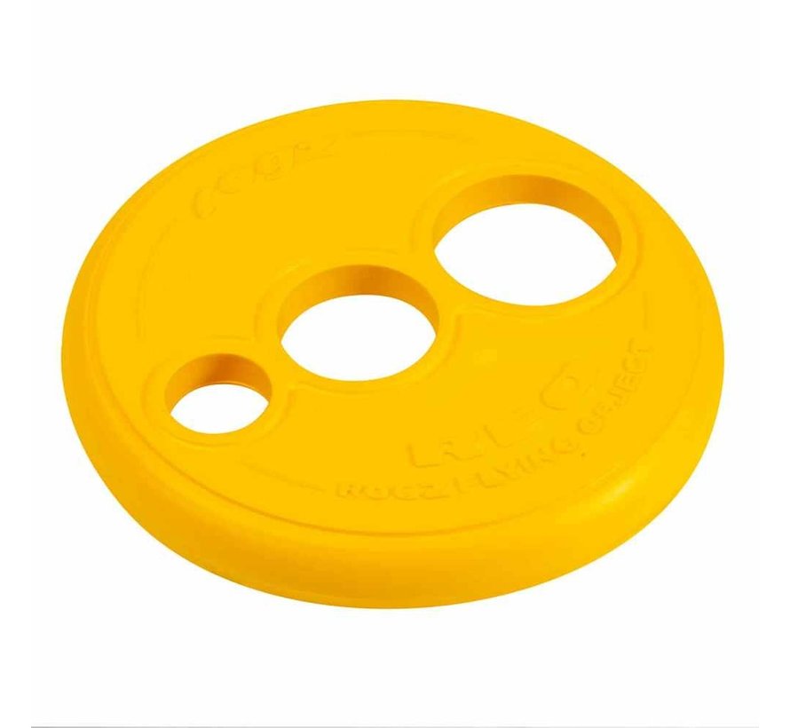 Dog Toy Flying Object Yellow