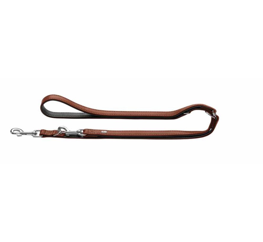 Dog Leash Canadian Up Cognac / Black