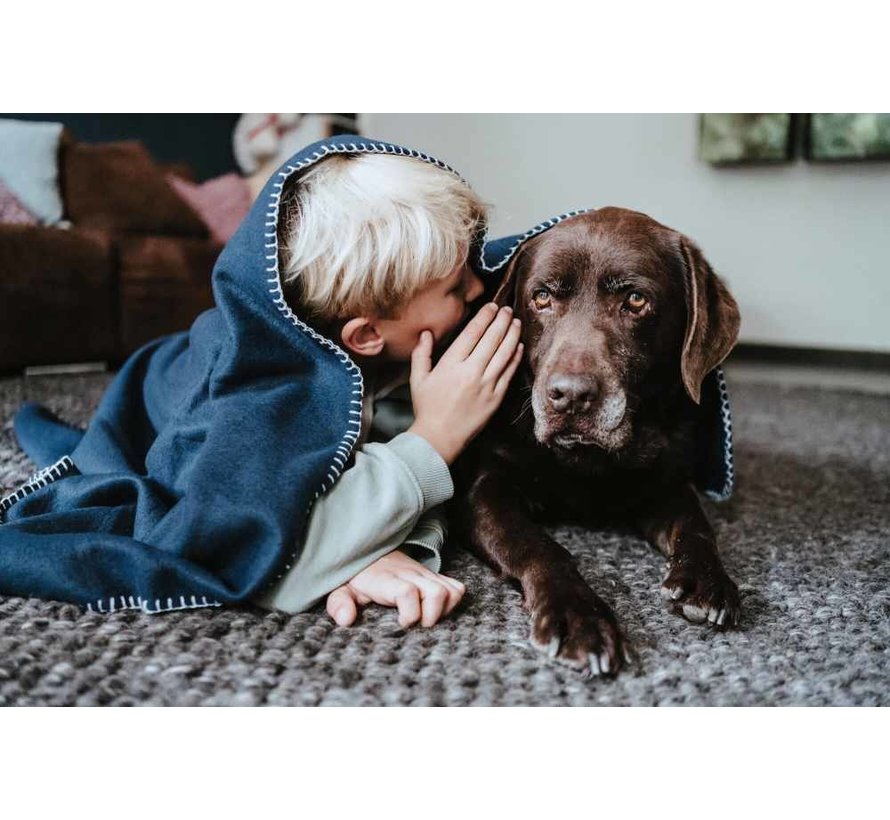 Dog Blanket Casper Blue