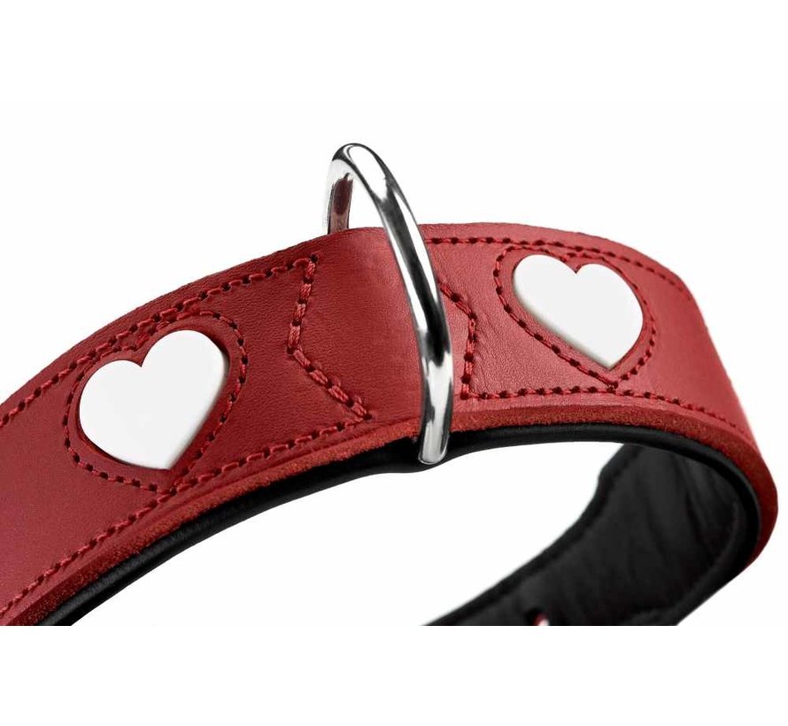 Dog Collar Love Red