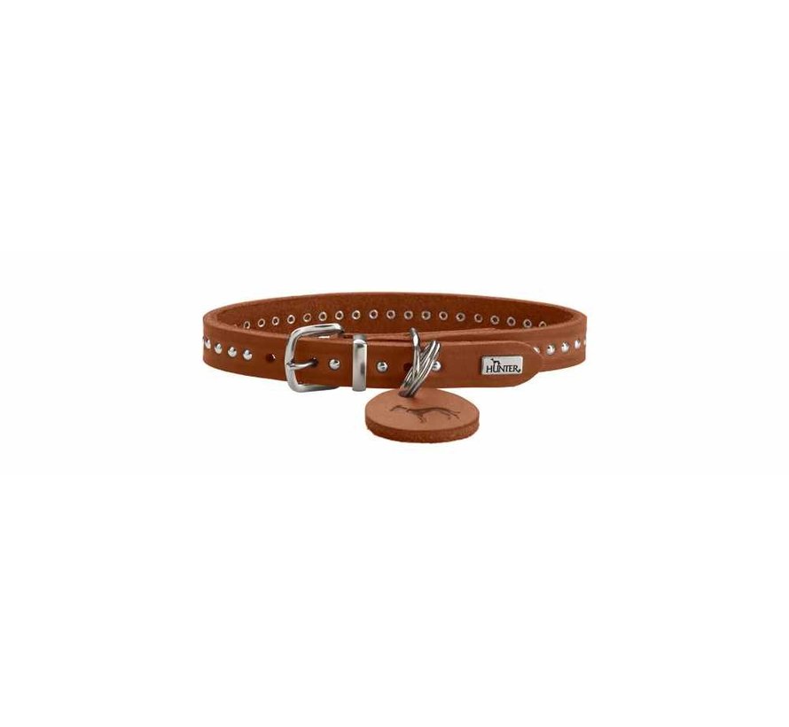 Dog Collar Aalborg Style Cognac