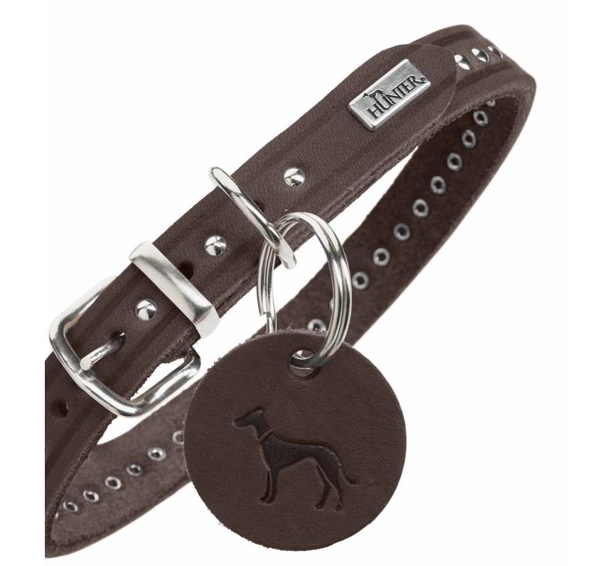 Dog Collar Aalborg Style Dark Brown