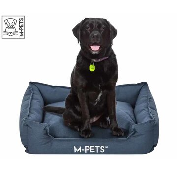 M-Pets Dog Bed Earth Eco Blue Box Bed