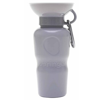 Springer Drinking Bottle Dog Classic Grey