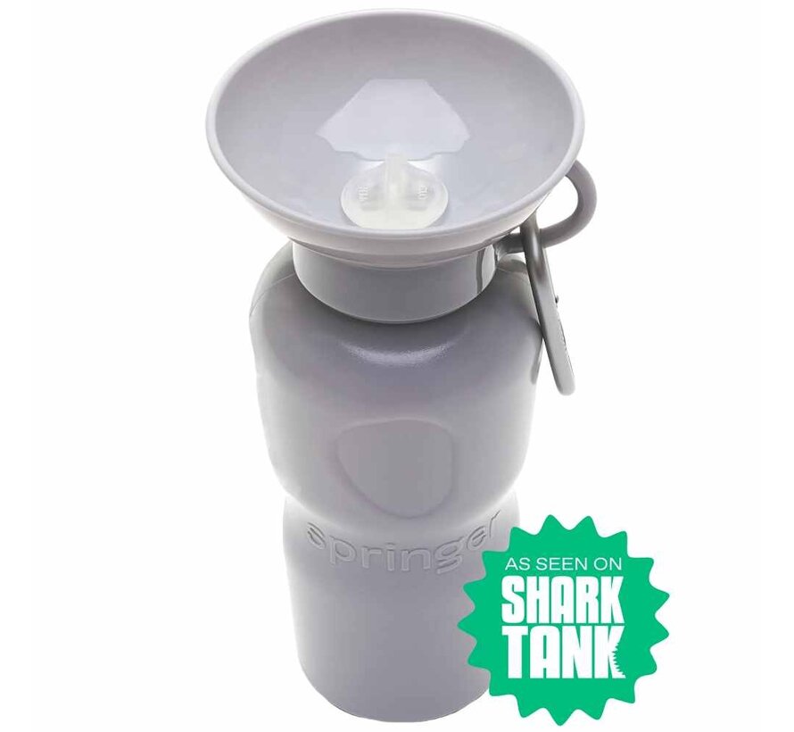 Dog Water Bottle Classic Grey