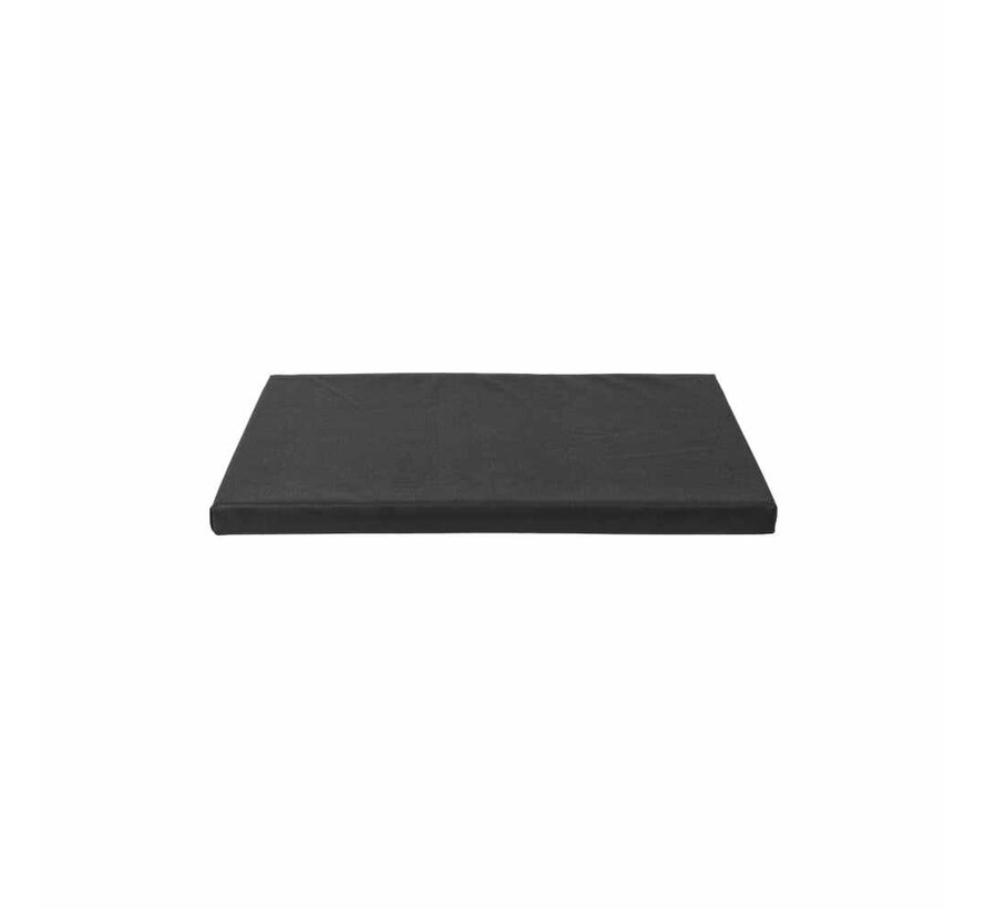 Dog Crate Pad Faux Leather Black