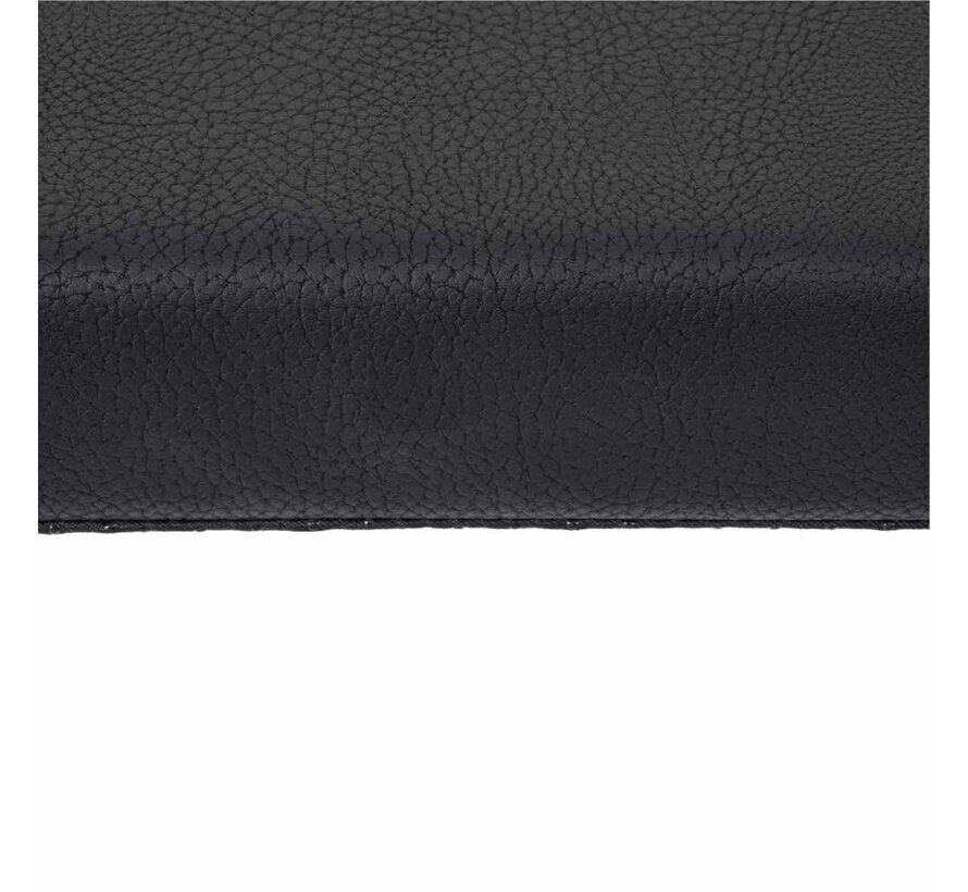 Bench Cushion Leatherette Black
