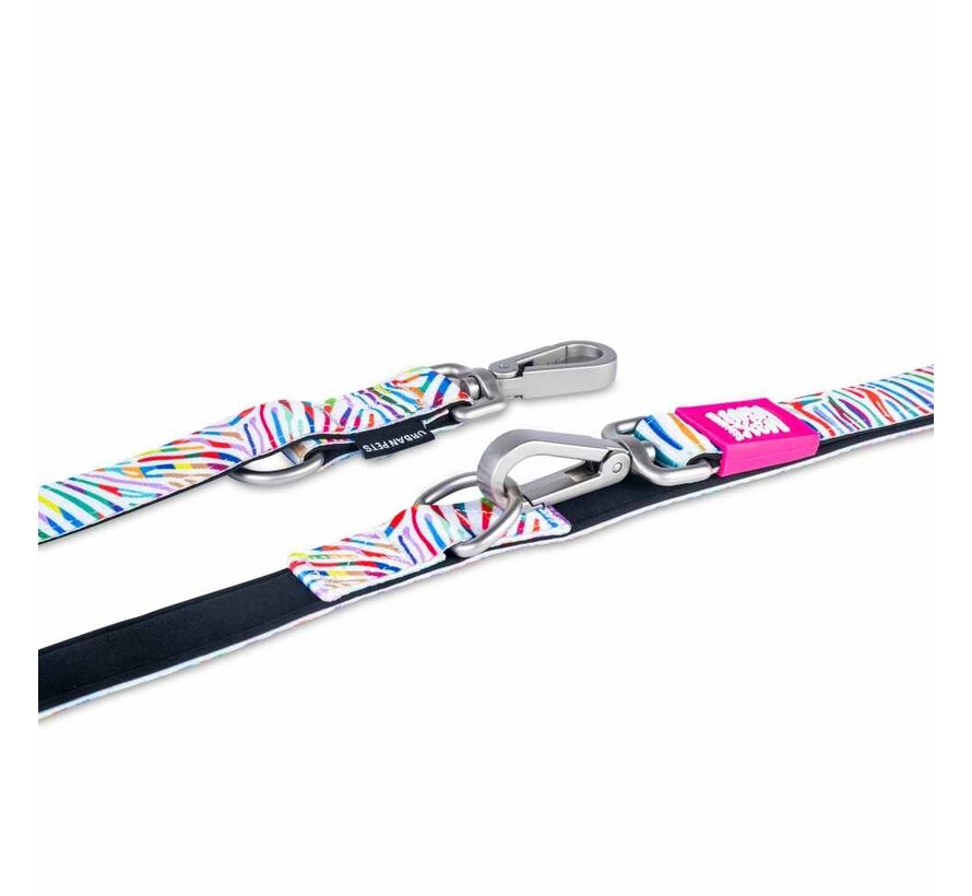 Dog Leash Multi Function Magical Zebra