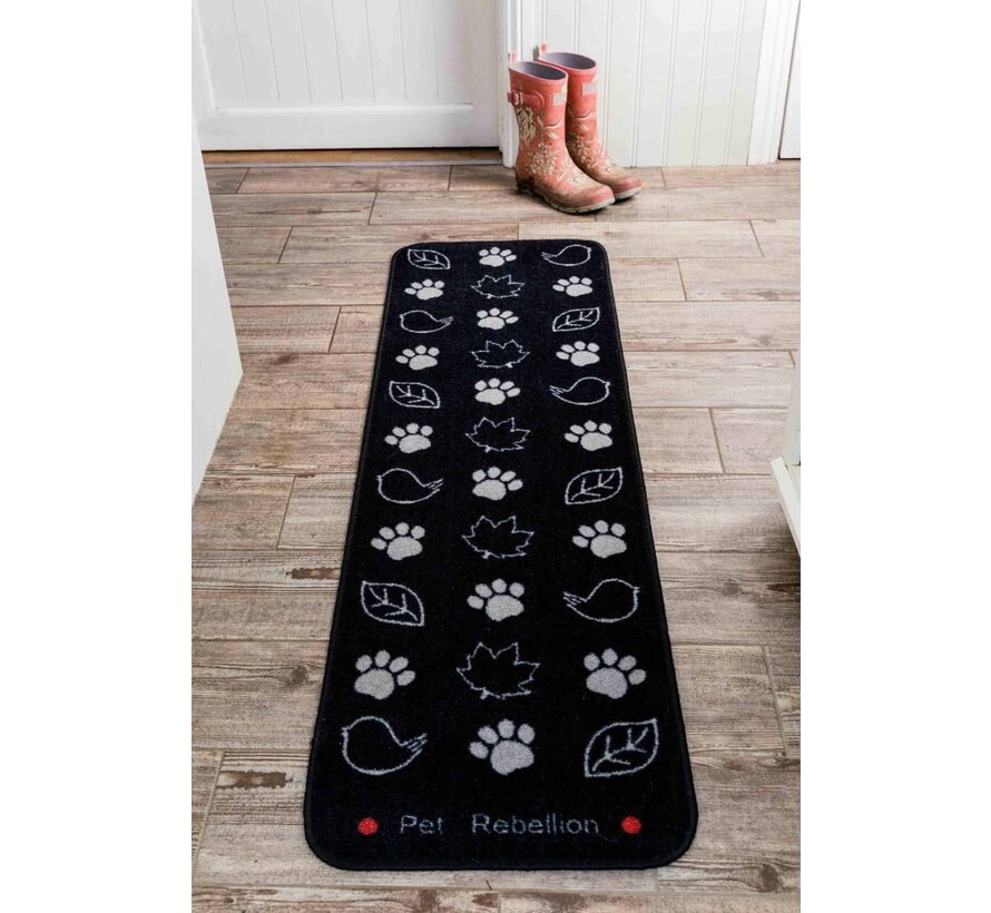 Barrier Rug Dog Runner Country Walk Black