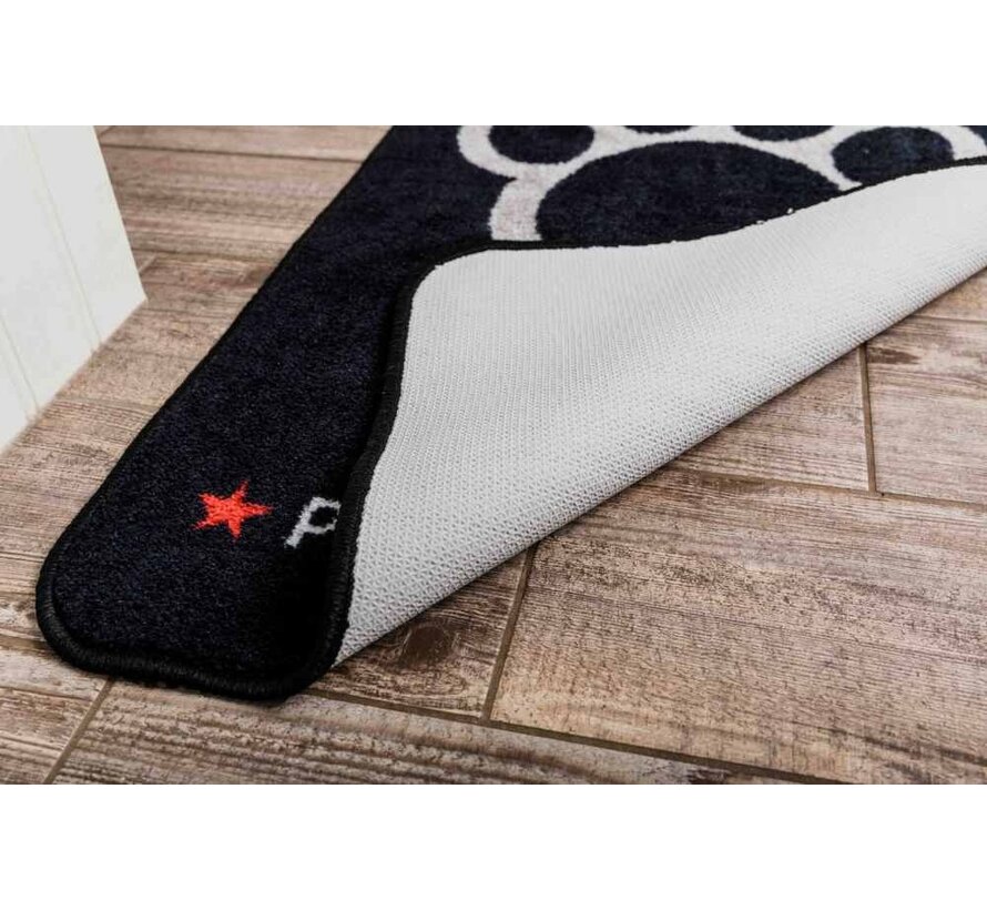 Droogloopmat Stop Muddy Paws Zwart