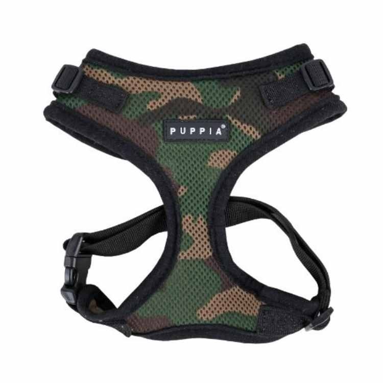 Afbeelding Puppia Ritefit Hondenharnas - M - Camouflage door Petsonline