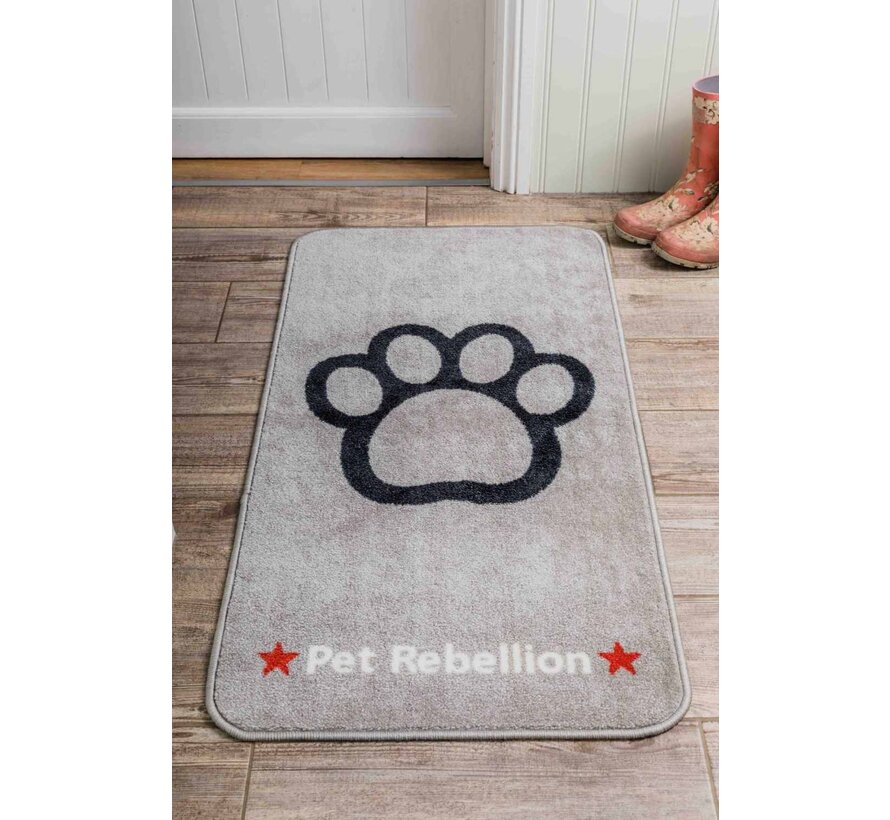 Barrier Rug Stop Muddy Paws Grey