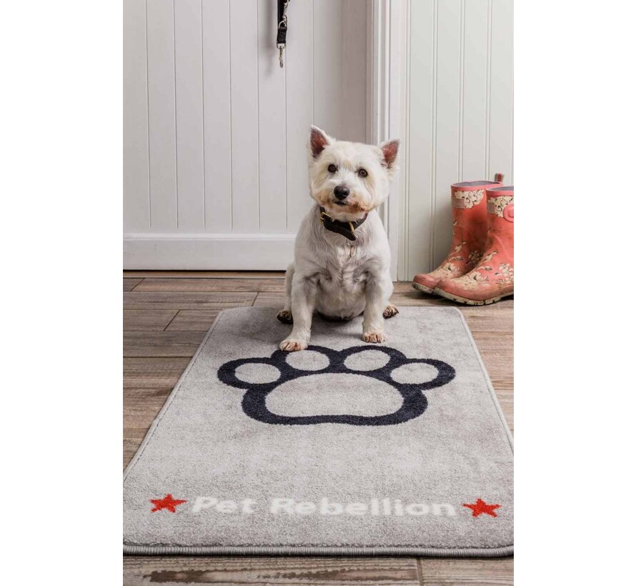 Barrier Rug Stop Muddy Paws Grey