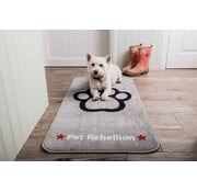 Pet Rebellion Droogloopmat Stop Muddy Paws Grijs