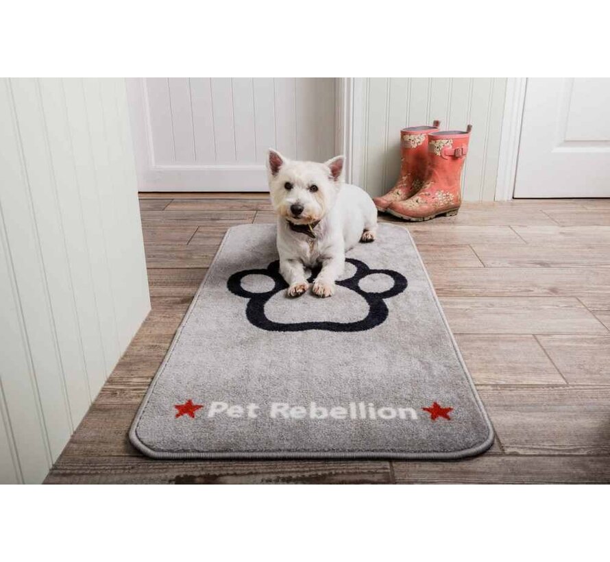 Barrier Rug Stop Muddy Paws Grey