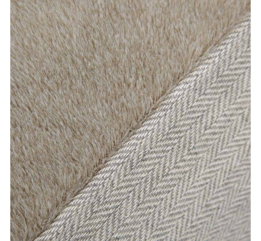 Orthopedic Dog Cushion Harvard Memory Foam Beige