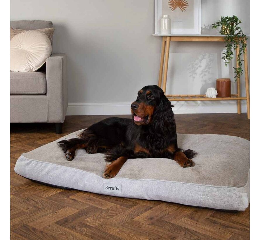 Scruffs Orthopedic Dog Cushion Pearl Grey