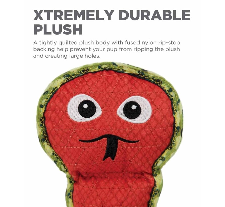 Dog Toy Xtreme Seamz Snake