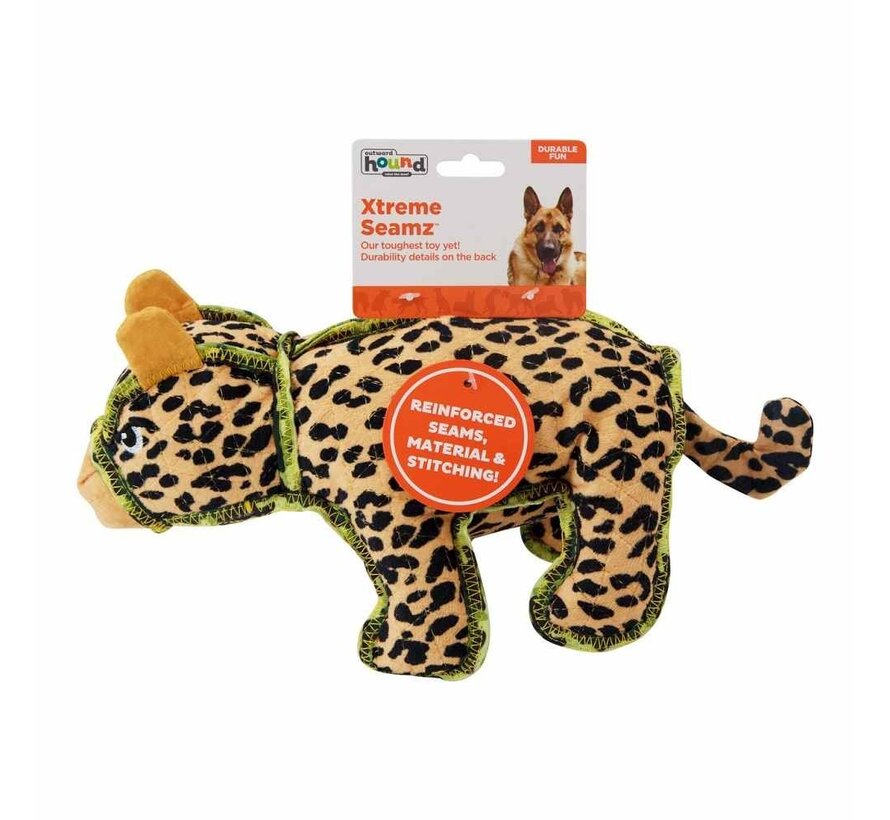 Dog Toy Xtreme Seamz Leopard