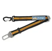 Kurgo Seat leash for car seat belt Swivel orange