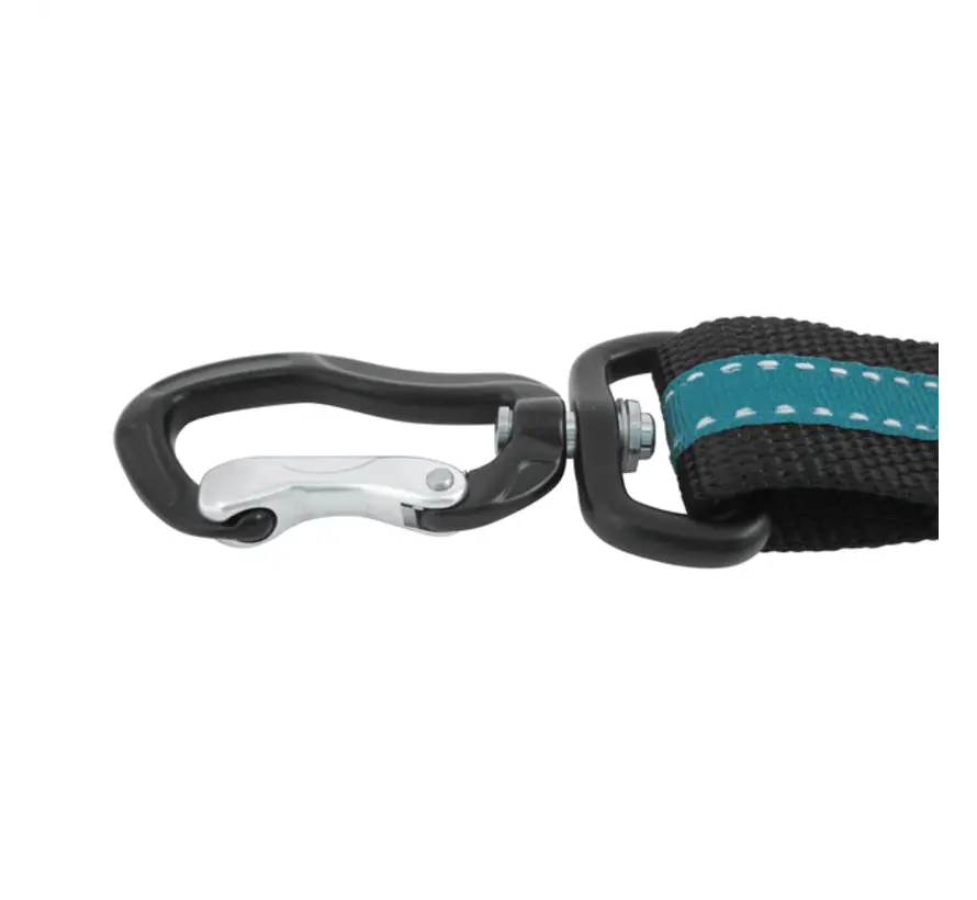 Seat leash for car seat belt Swivel Blue