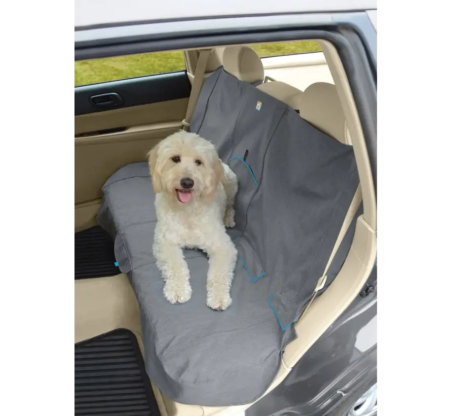 Dog blanket for the backseat Heather Grey