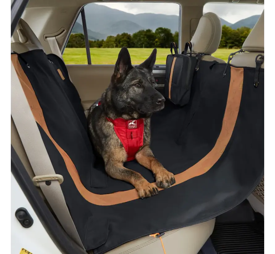 Dog blanket for the back seat Hammock Black