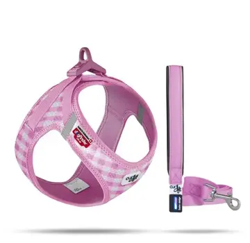 Curli Puppy Dog Harness Clasp Vest Harness Pink