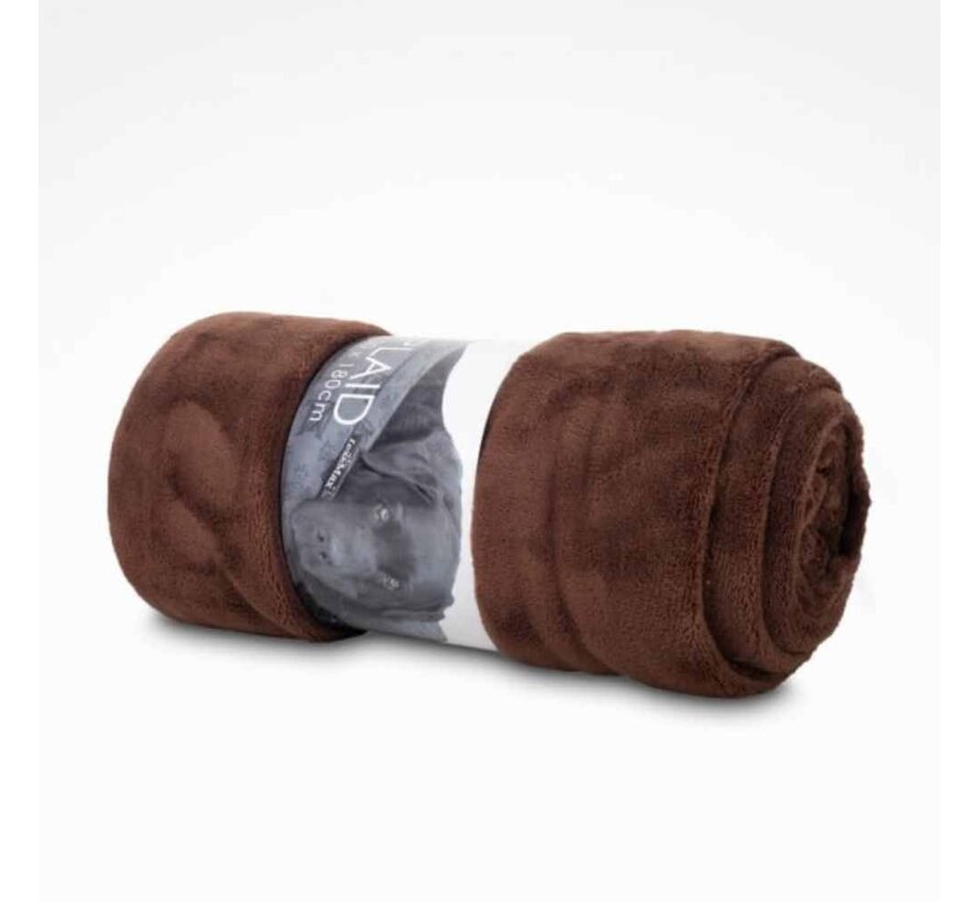 Dog Blanket Fleece Choco