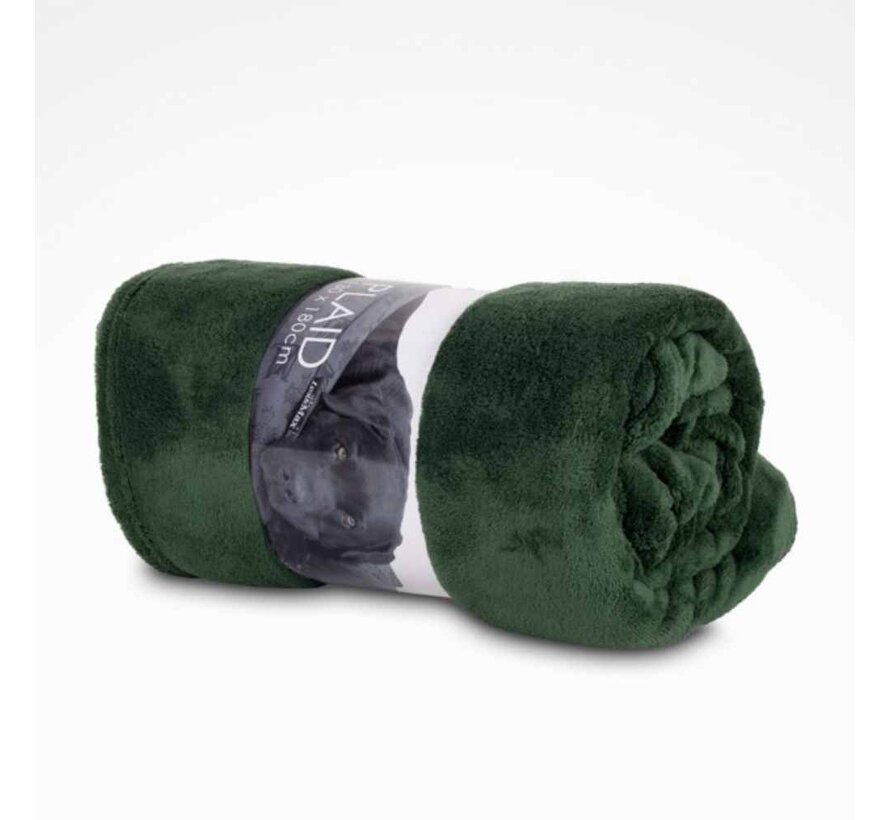 Dog Blanket Fleece Basil Green