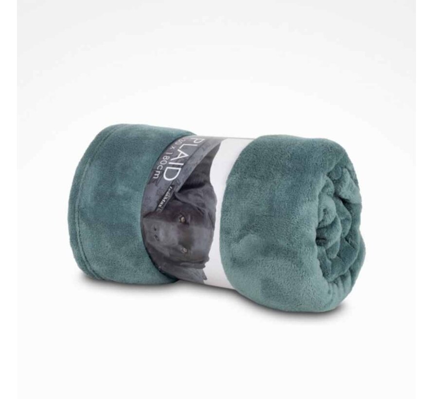 Dog Blanket Fleece Dark Mint