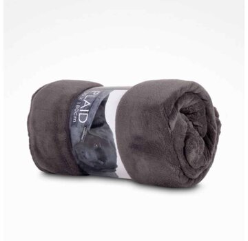 Lex & Max Dog Blanket Fleece Taupe Grey