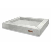 Waidgold Orthopedic Dog Bed Quiet Island Licht Grey