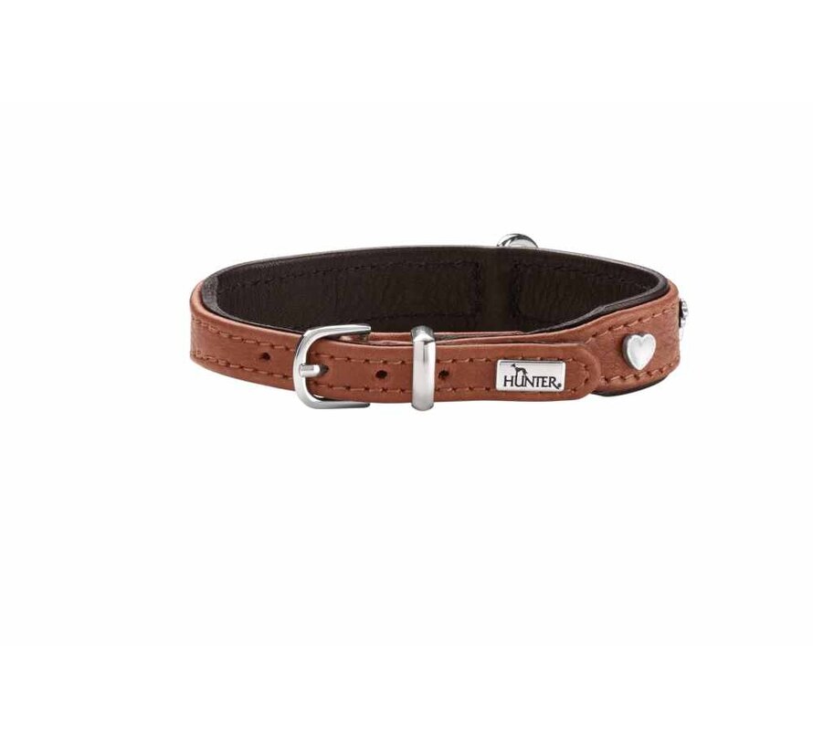 Dog Collar Munich Cognac Mini